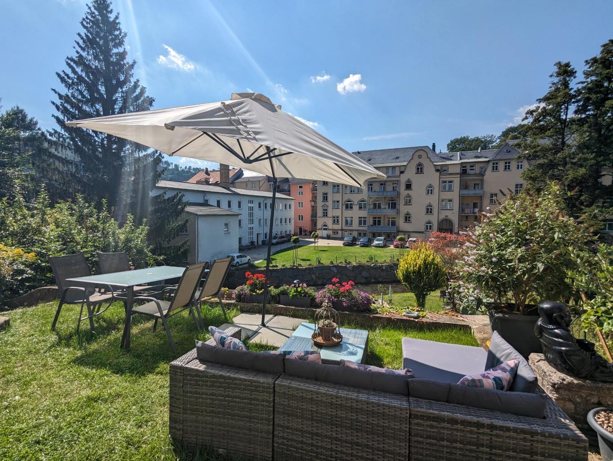 Zi2 - Urlaubsmagie - Whirlpool, Sauna Und Garten Daire Sebnitz Dış mekan fotoğraf