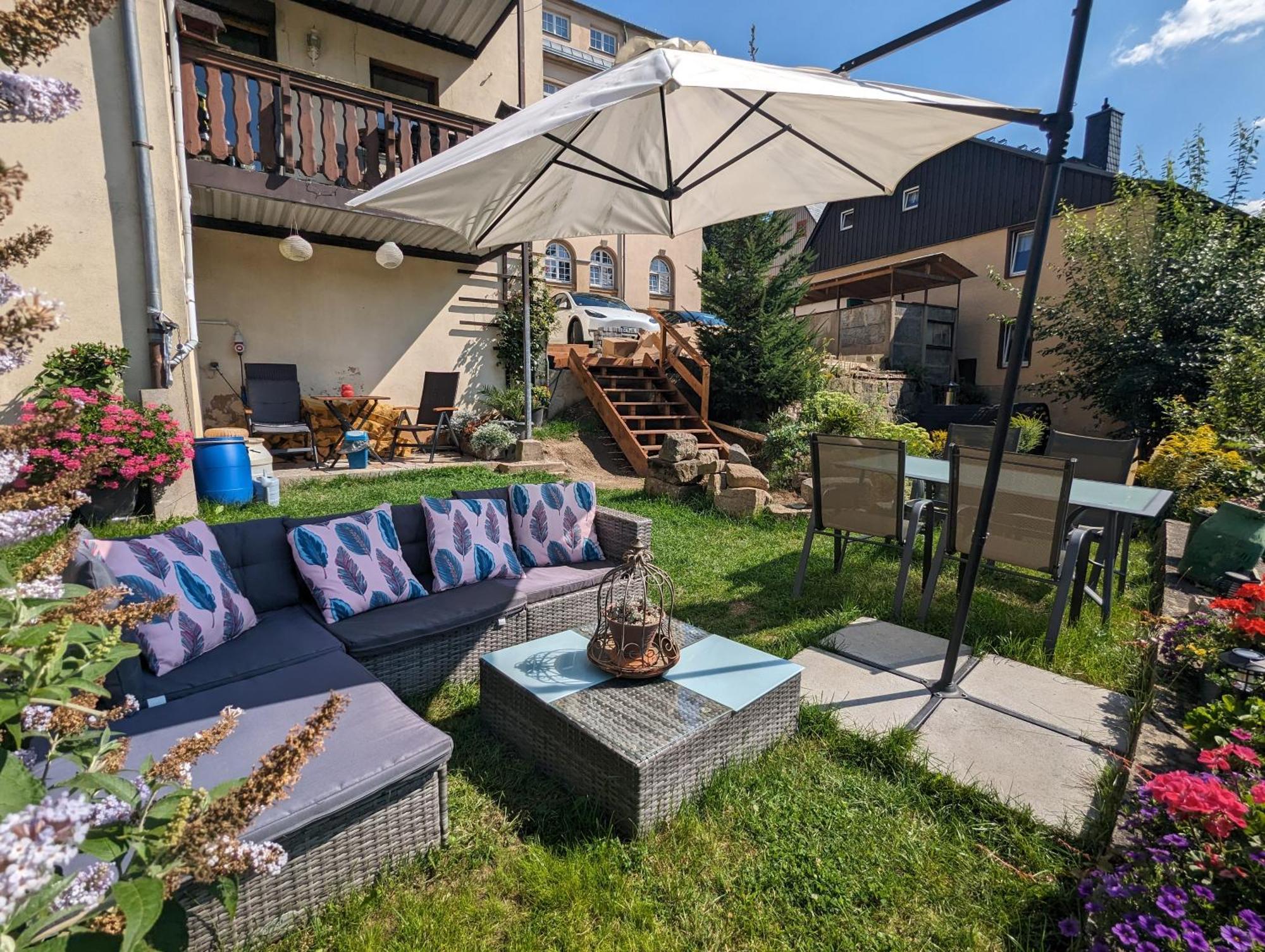 Zi2 - Urlaubsmagie - Whirlpool, Sauna Und Garten Daire Sebnitz Dış mekan fotoğraf