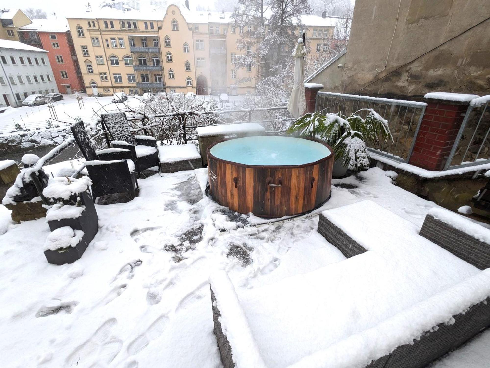Zi2 - Urlaubsmagie - Whirlpool, Sauna Und Garten Daire Sebnitz Dış mekan fotoğraf