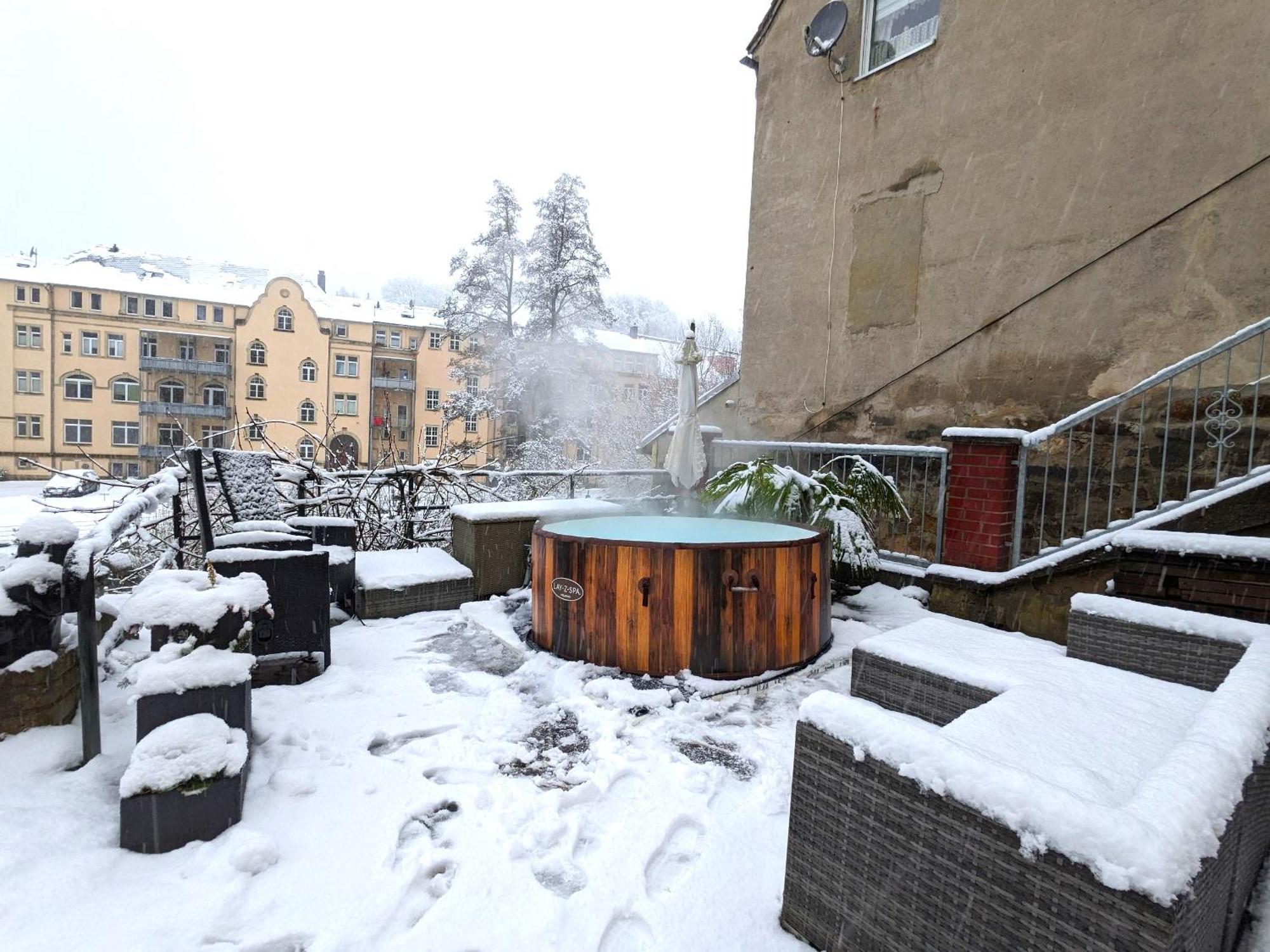 Zi2 - Urlaubsmagie - Whirlpool, Sauna Und Garten Daire Sebnitz Dış mekan fotoğraf